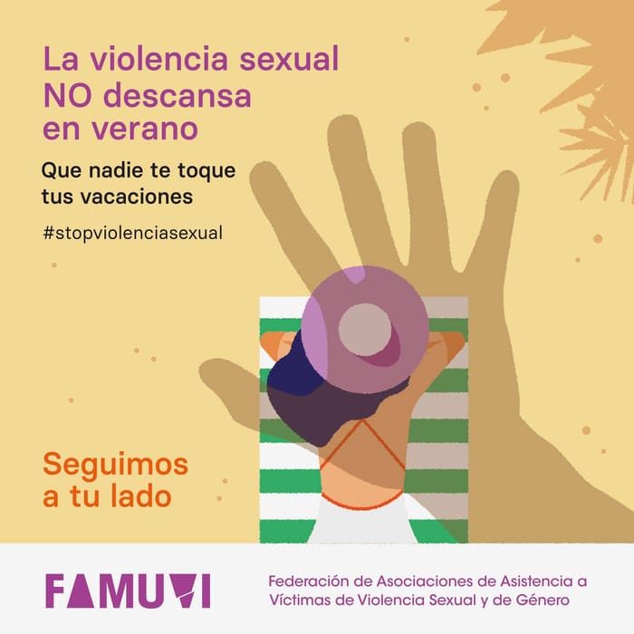 Campaña La Violencia sexual no descansa en verano